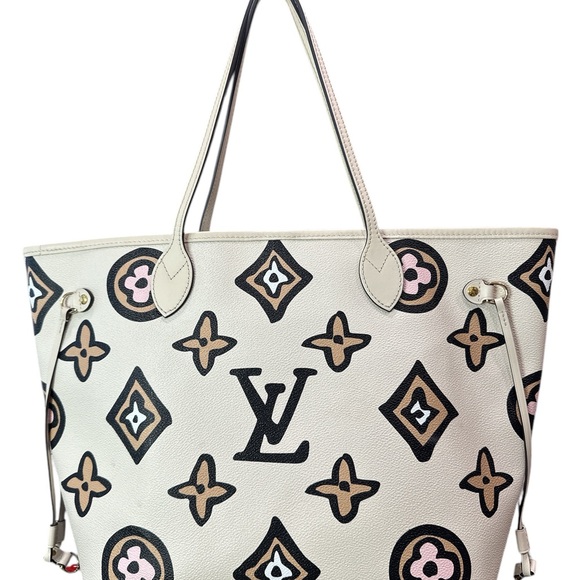 Louis Vuitton Wild at Heart Neverfull leather Tote MM - Picture 3 of 16